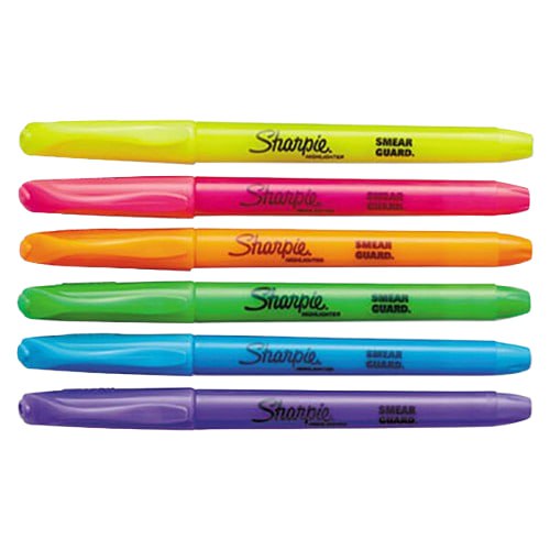 SHARPIE SMEAR GUARD HIGHLIGHTER
